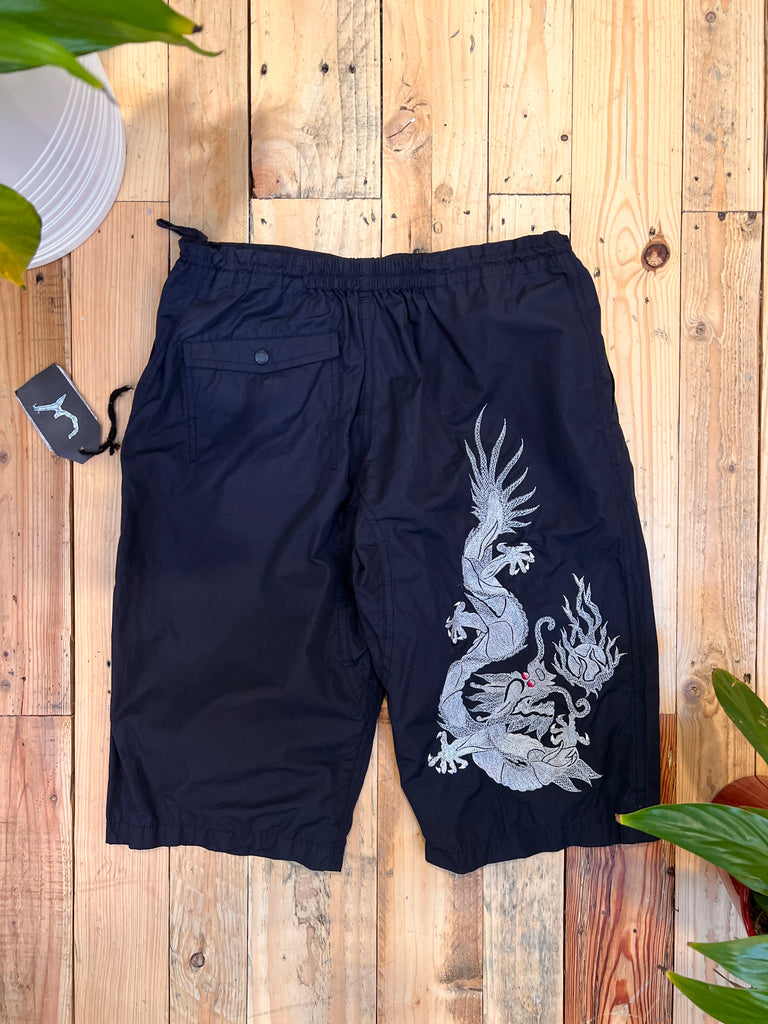 Maharishi Women’s Dragon Embroidered Shorts | S/M